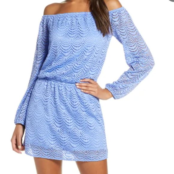 Lilly Pulitzer Lana Off-The-Shoulder Skort Romper